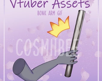 Pipe Bonk Gif- Vtuber Asset/Emote - Twitch Redeem, PNGTuber, GifTuber- Twitch, Kick, Youtube, Streaming
