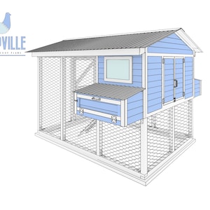 Spacious 12x8 DIY Walk-In Chicken Coop Plans for Up to 12 Chickens