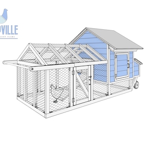 Convenient and Versatile 4x8 Movable Chicken Tractor Plans