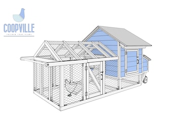 Convenient and Versatile 4x8 Movable Chicken Tractor Plans