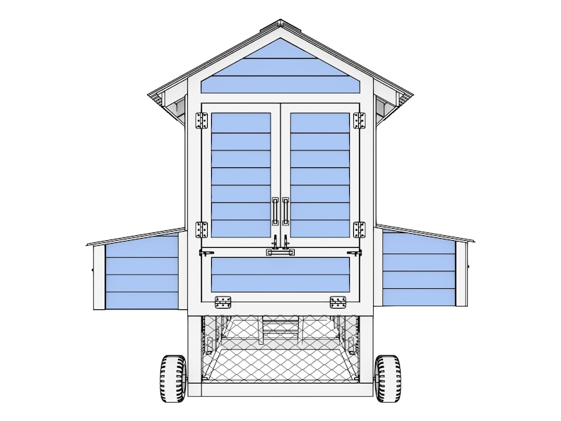 The Portable Chicken Coop Plans for 6 Chickens (Download Now) Etsy