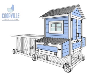 The Portable Chicken Coop Plans for 6 Chickens