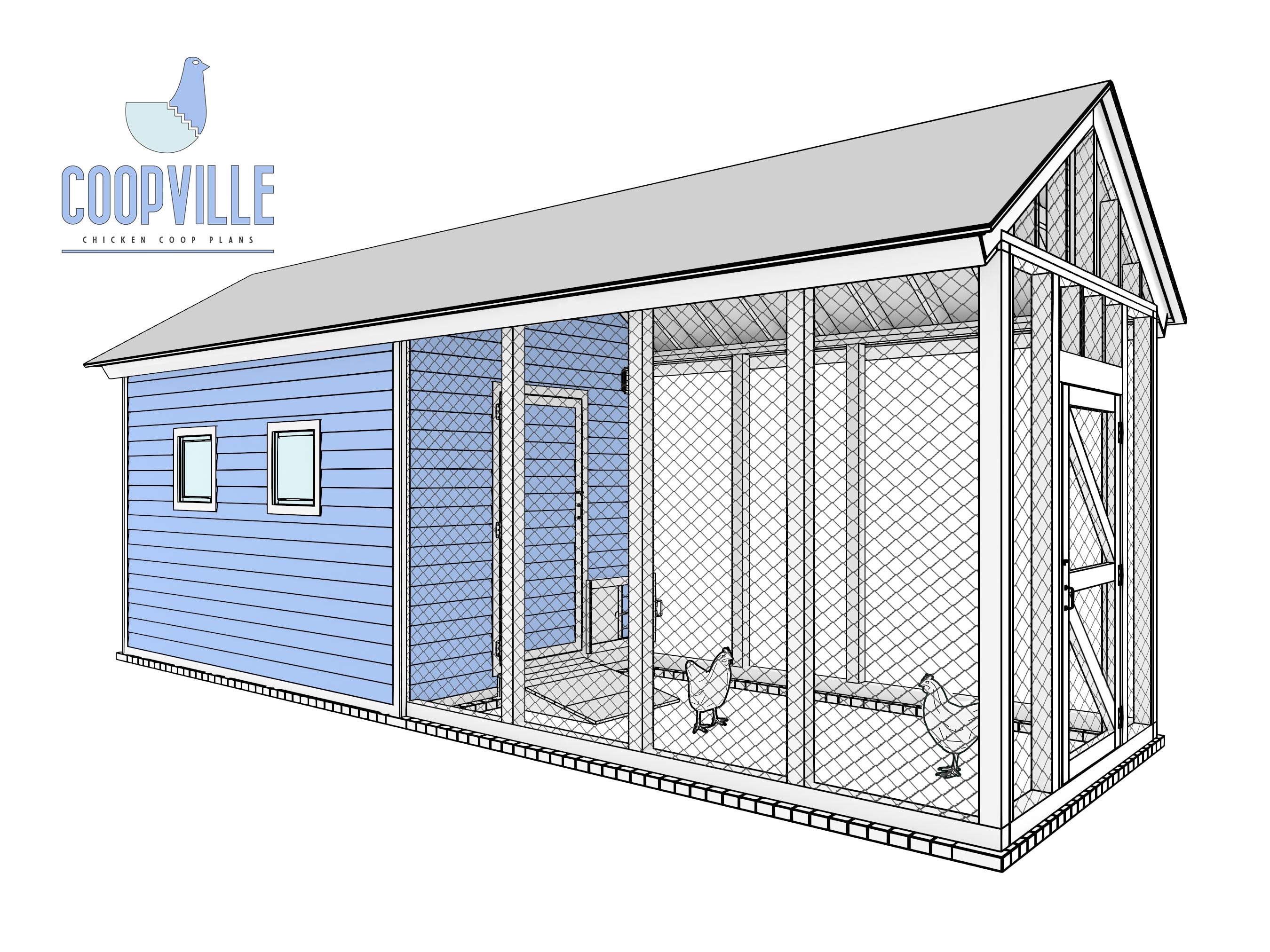 The Spacious and Sturdy DIY Chicken Run Plans for 50 Chickens