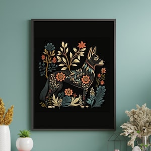 Stampa artistica botanica Heeler
