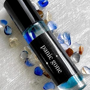 PANIC GONE - Panic Attack Support Oil / PTSD / Anxiety / Aromatherapy / Roll On / Trauma / Worry / Overwhelmed / Natural Organic