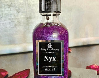 NYX GODDESS - Ritual Oil / Goddess of the Night / Empowerment /Resilience / Powerful / Personal GROWTH / Free Spirit / Fearles