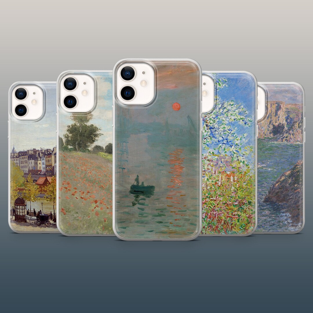 Claude Phone Case French Artist Cover for iPhone 15, 14, 13, 12