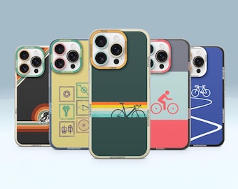 Bicycle Phone Case Bike Cover for iPhone 16Pro Max, 15, 14Plus, 13, 12 Samsung S25, S24Fe, S23Ultra, A56, A15, A36, A55