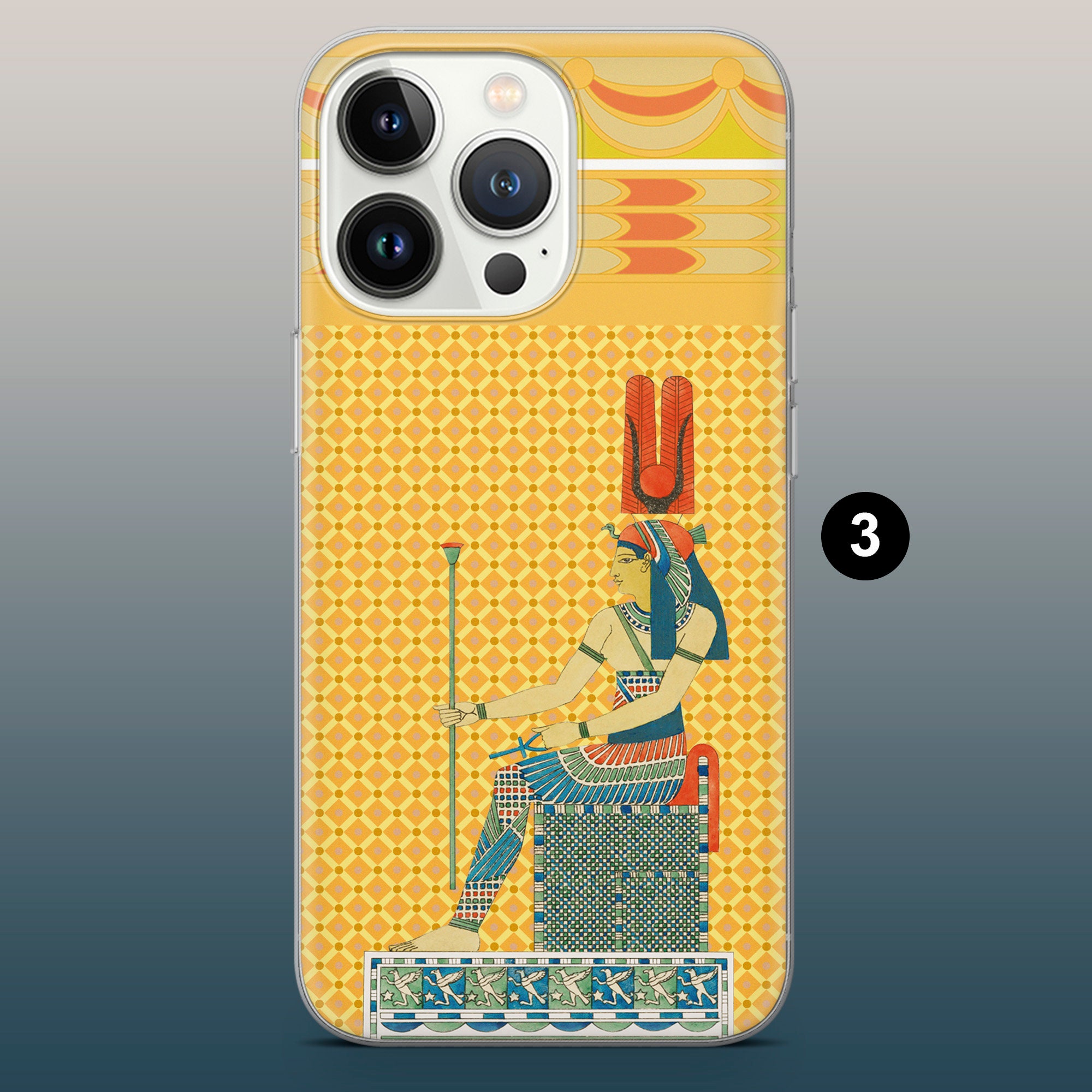 Ancient Egypt Phone Case Egyptian Symbols Cover for iPhone 16, 15, 14 ...
