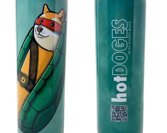 HotDoges「Nori」20オンス保温/保冷タンブラー。3 Bux Studiosの公式