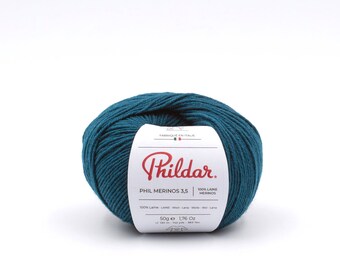 Phildar Phil Merinos 3,5 yarn, merino wool, OKEO-TEX certified, 50 g, soft