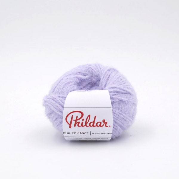 Phildar Phil Romance, laine douce, laine pour bébés, laine à tricoter, 50 g, chaude