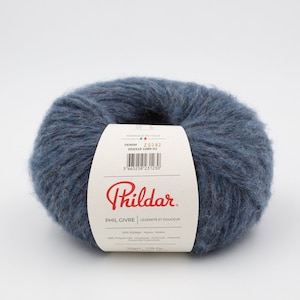 Phildar Phil Givre, Alpakamischung, Strickgarn, 50g, voluminös, warm
