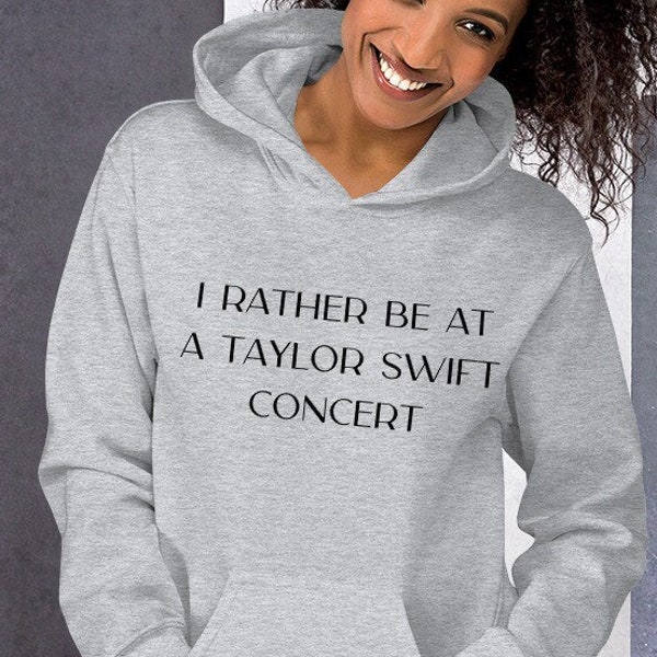 Hoodie Taylor Swift ik ben liever op een TS concert tijdperken tour Swiftie dameskleding ùens kleding cadeau sweatshirt kleding shirt