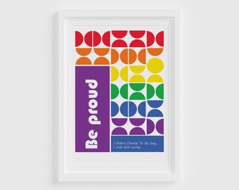 Pride Poster - Pride Wall Art, love is love, lgbt gift idea, text poster, LGBTQ  - Digital Download