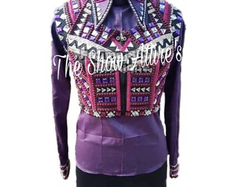 Boléro Western Avec Chemise Intégrée - Unicorn Show Girl - NEUF