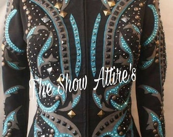 Western Custom Rodeo Queen Showmanship Horsemanship Women Rail Show Jacket