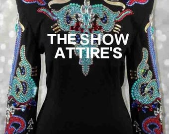 Veste D'Équitation Western Showmanship Lux Show Apparel – Neuf