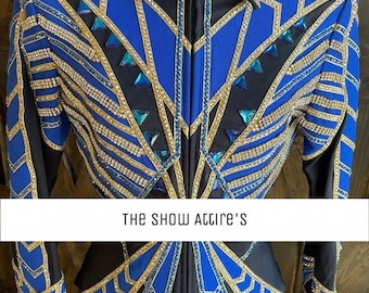 Western Custom Rodeo Queen,Showmanship,Horsemanship,Western pleasure Show Shirt & Women Rail Jacket.