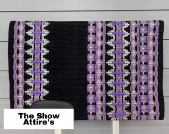 Hashtack Equine 100% Newzealand Wool horse Saddle Blanket/Pad (All Size Available)