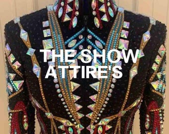 Western Show Jacket Showmanship Jacket Horsemanship Jacket