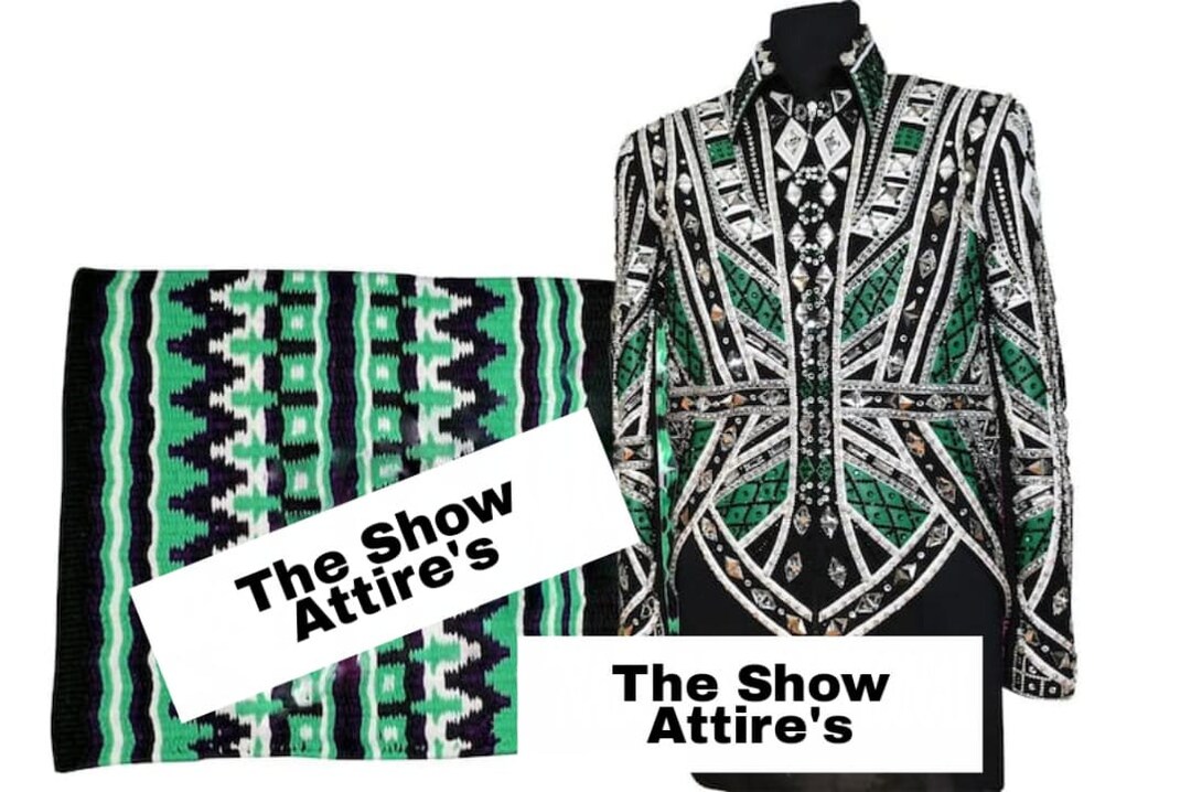 Chemise Western Showmanship M laine assortie show pad 34x42