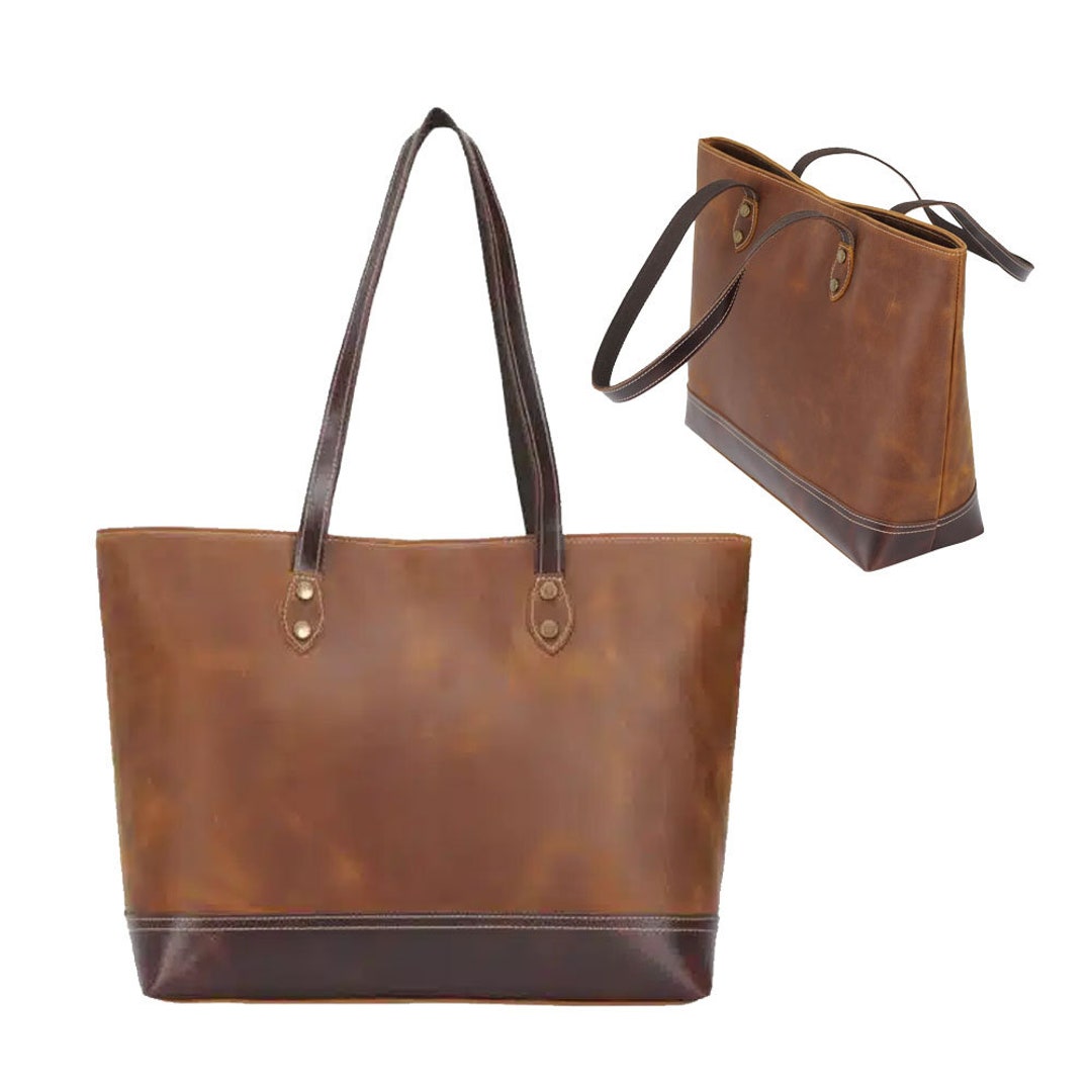 Vintage Skye Leather Tote Bag Large Women's Leather Tote Etsy