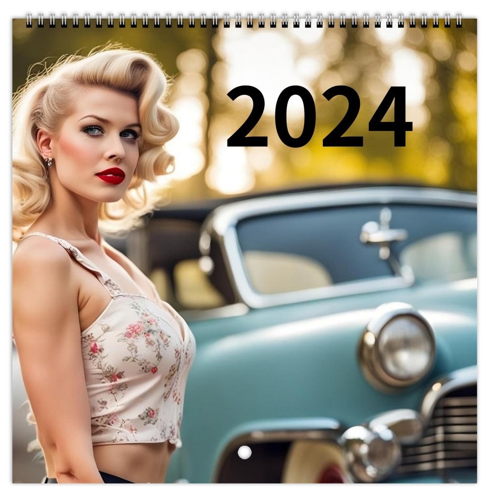 Pinup, 1950s Style, Wall Calendars Etsy