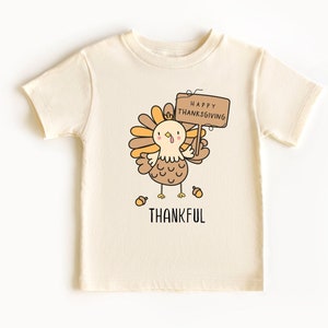 Toddler Thanksgiving Shirt, toddler shirt, Turkey shirt, fall shirt, thankful shirt, pumpkin shirt, thanksgiving dinner, thanksgiving outfit