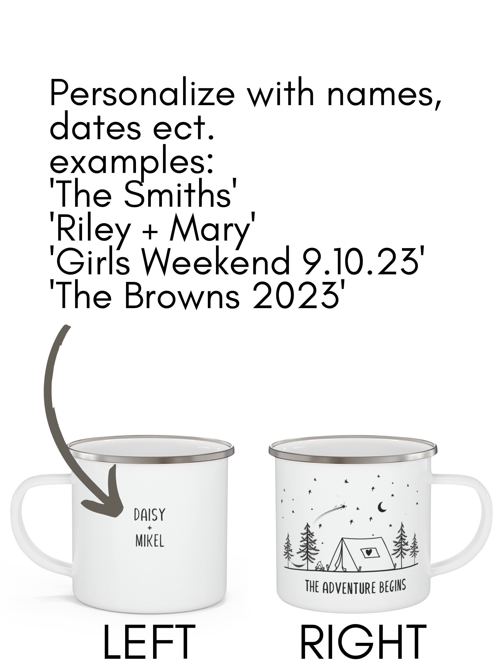 Personalized Camping Mug Pop up Camper Gift Personalized Etsy
