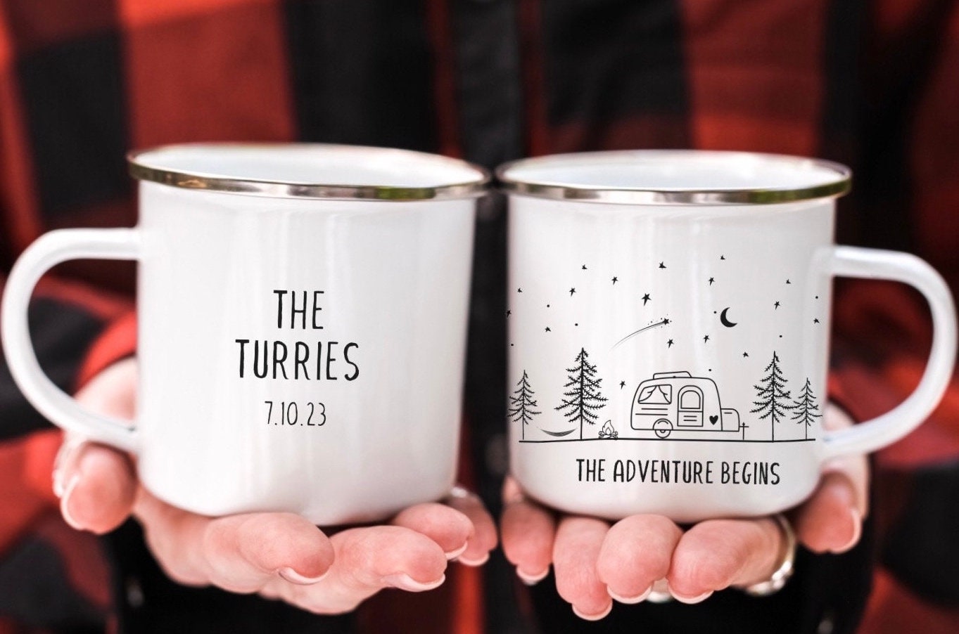 Personalized Family Camping Mug Gift Personalized Camping Mug Etsy