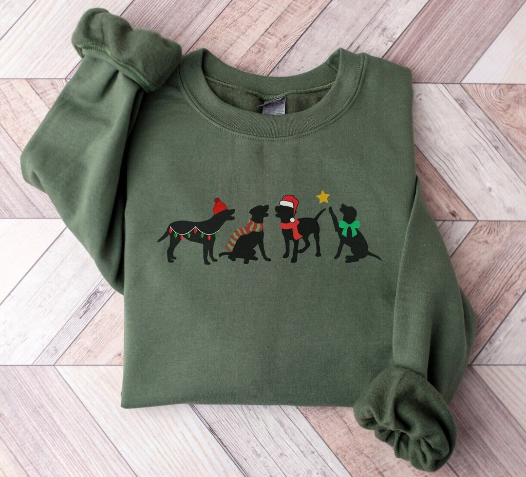 Dog Sweatshirt, Black Lab Sweatshirt, Labrador Retriever Sweatshirt ...
