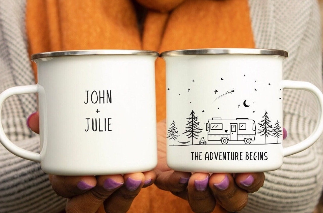 Personalized Family Camping Mug Gift Personalized Camping Mug Etsy