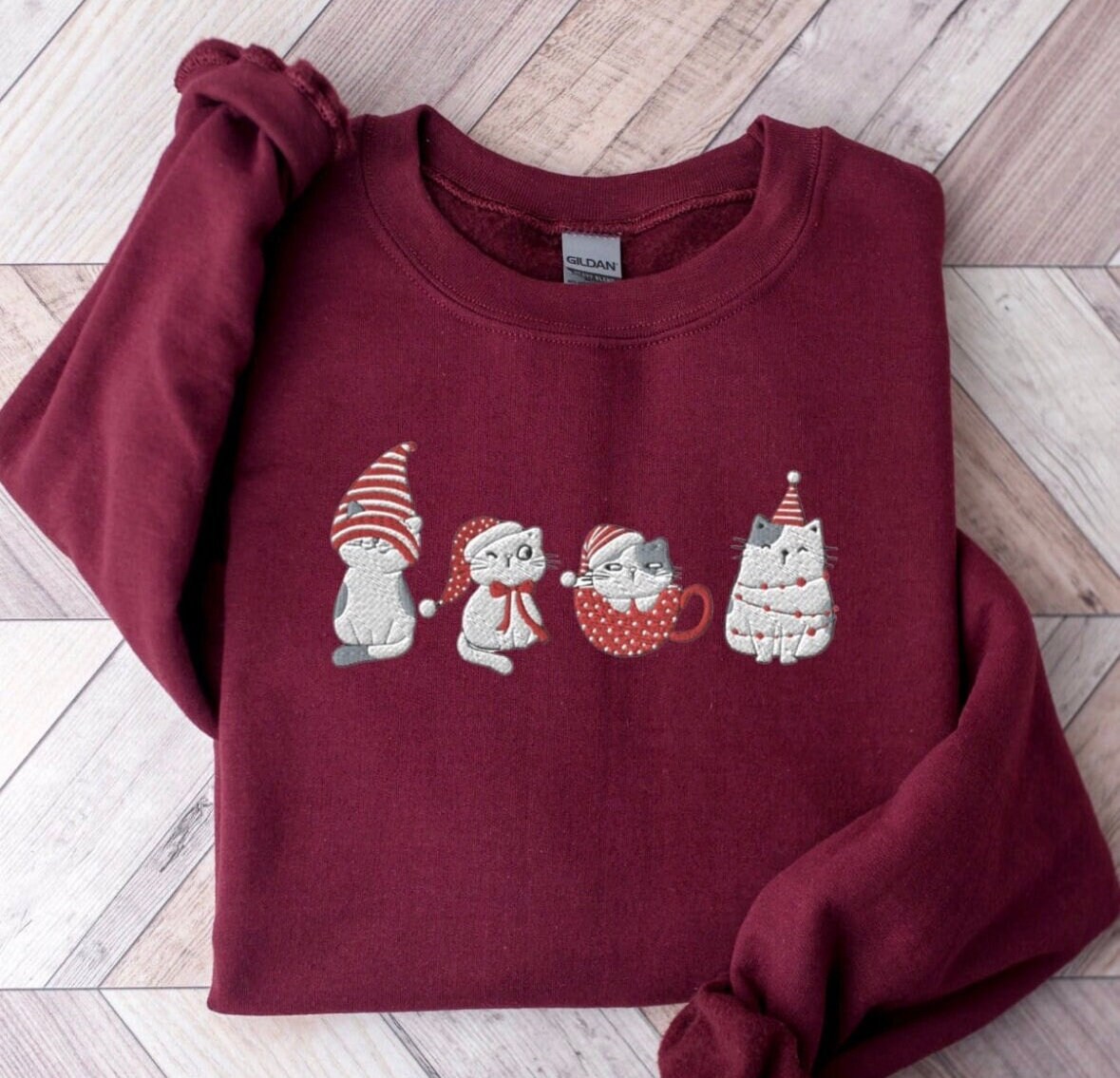 Cat Christmas Sweatshirt