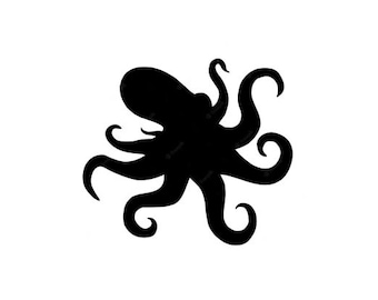 Octopus vinyl sticker