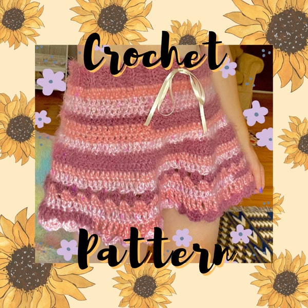 Solstice Skirt Crochet Pattern - PDF Downloadable Digital Tutorial