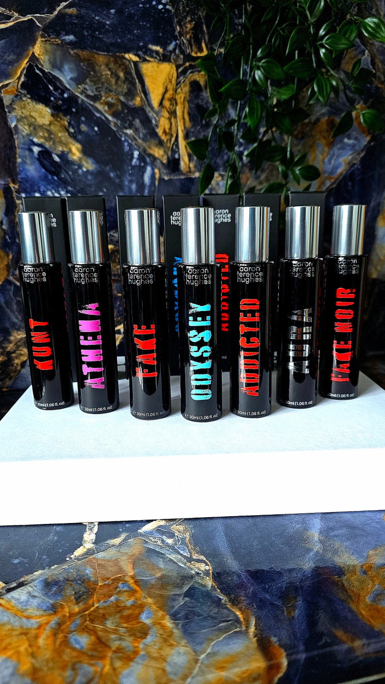 Personal Collection by Aaron Terence Hughes, Addicted, Fake, Fake Noir, Knt, Odyssey, Athena, Aura perfume decants 1ml 2ml 3ml 5ml options image 1