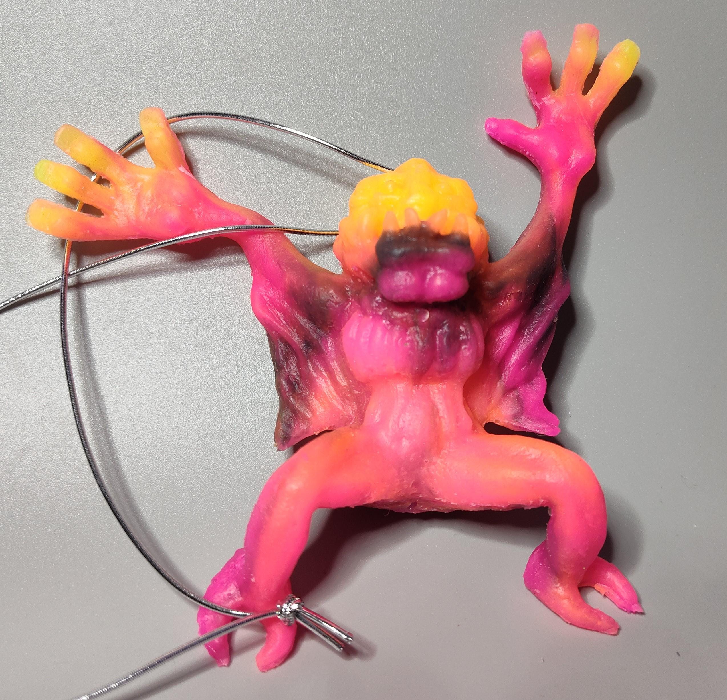 FREE Shipping Dennis  repro  Mumzey 6 inches tall retr0 b00tleg Rubber Jiggler  UV GLOW