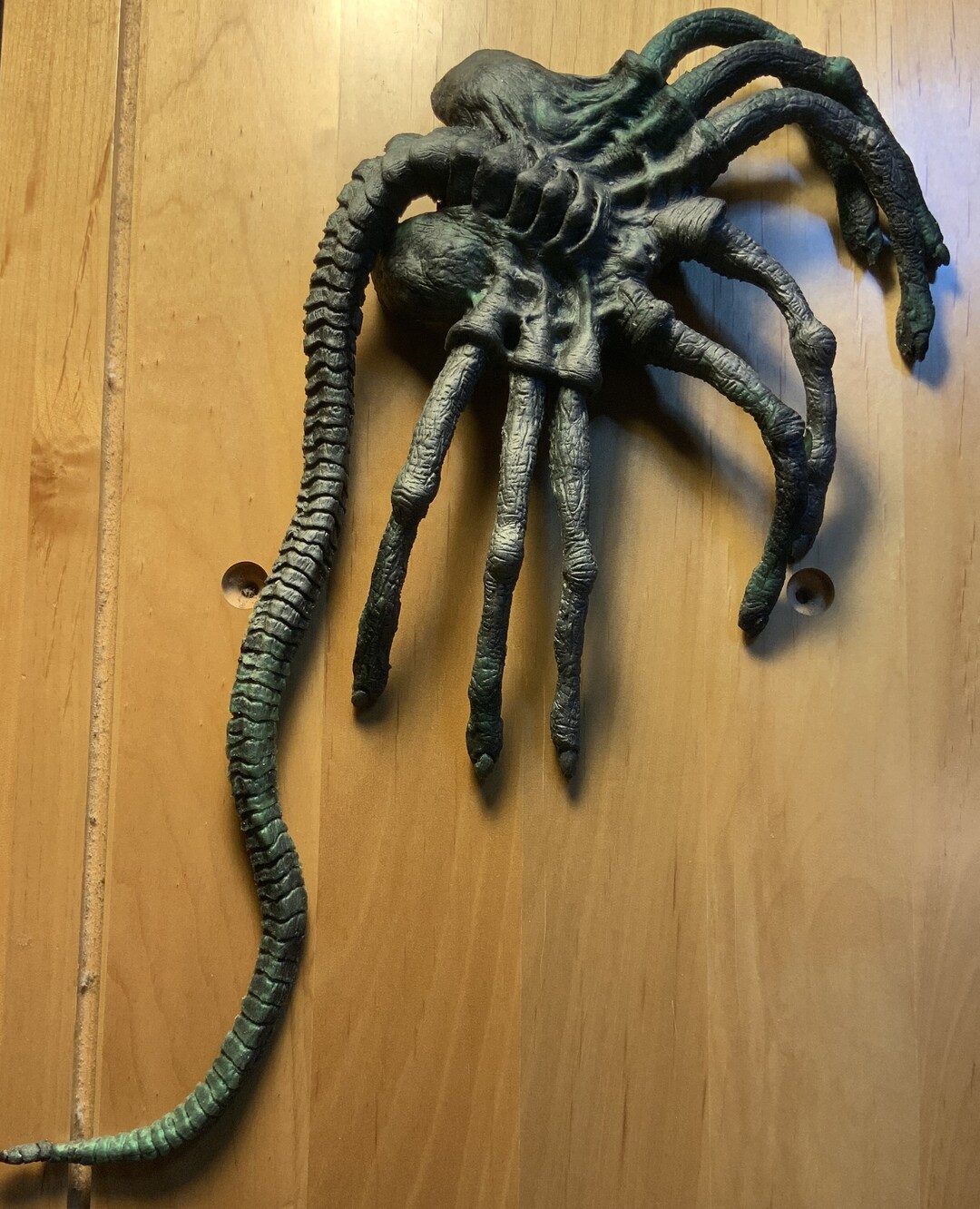 FACEHUGGER JIGGLER Rubber Critter Art Toy Color Infused Strong Custom