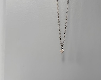 Ultra Mini Heart Necklace - Gold