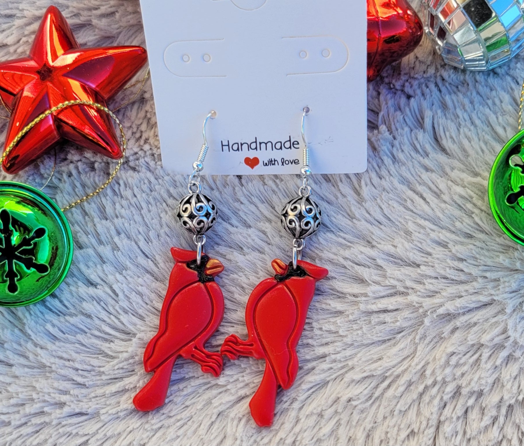 Lovebird earrings deals
