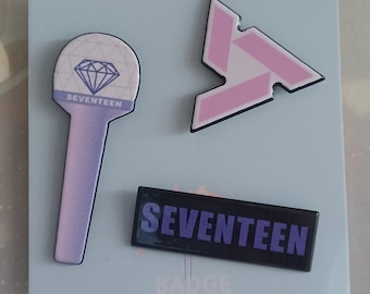 Seventeen trio badge set