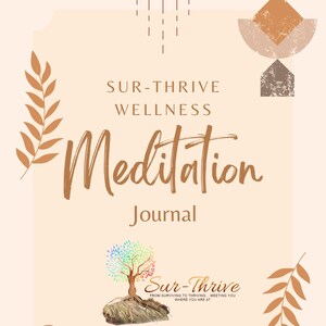 Sur-Thrive Wellness Meditation Journal