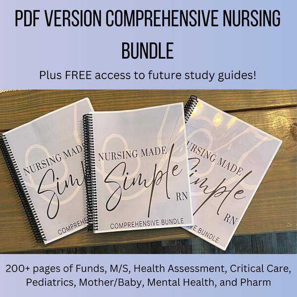 Nursing Bundle 2023 Etsy