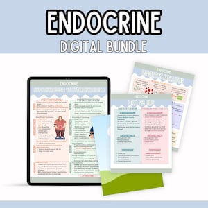 Endocrine Disorders/Nursing School Notes/Nursing Study Guide/NCLEX Endocrine Review