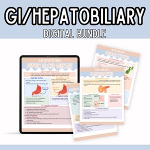 GI/Hepatobiliary Disorders/Nursing Notes/Nursing School Study Guides/NCLEX Review