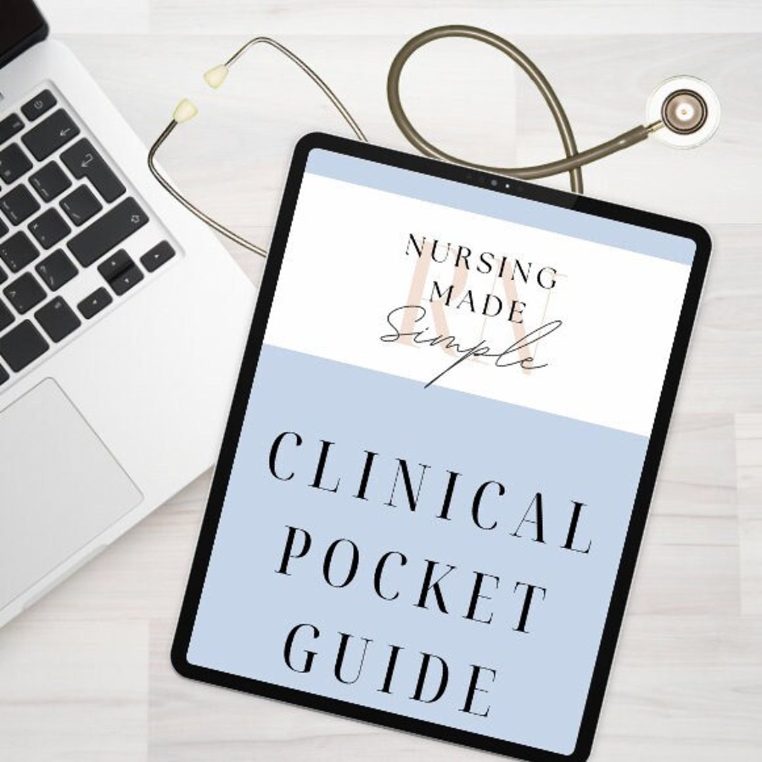 Nursing Clinical Pocket Guide/nursing School Pocket Guide/nursing