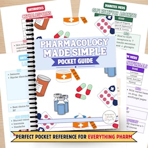 FNP Pharmacology Pocket Guide | NP Pharmacology Study Guide for Nurse Practitioner Students | Quick Clinical Reference