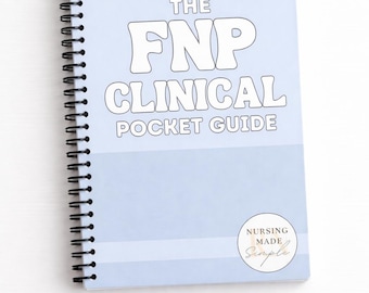 NUOVA edizione 2026 della Guida clinica tascabile FNP/Guida clinica tascabile per infermieri di famiglia/Guida di riferimento FNP