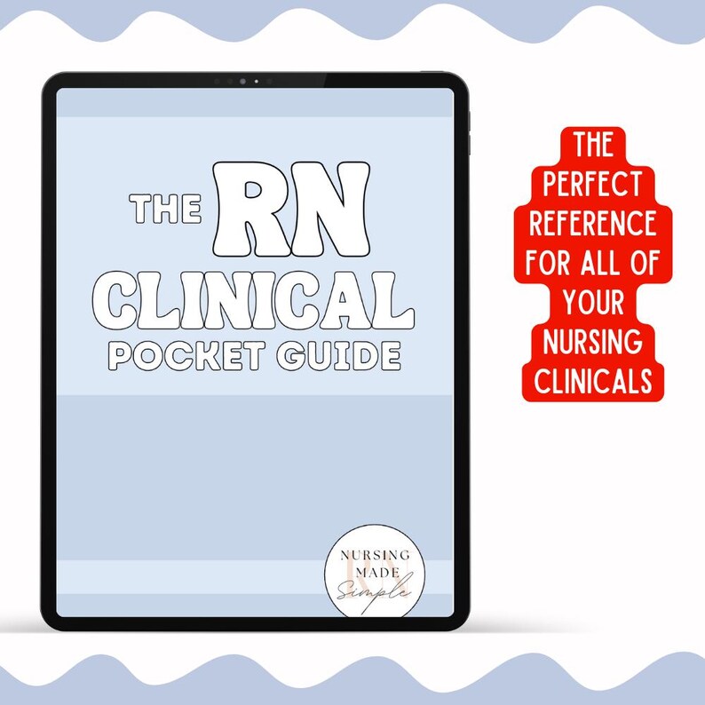 2025 EDITION Nursing Clinical Pocket Guide/nursing School Pocket Guide ...